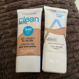 NEW - 2 count bb creams/foundations covergirl/almay brands
